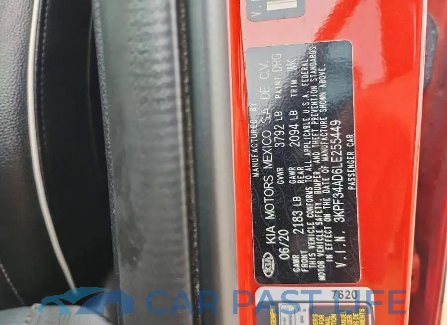 3KPF34AD6LE255449# 12