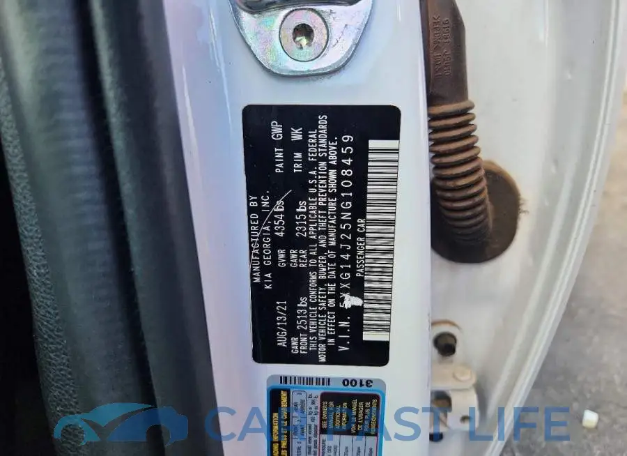5XXG14J25NG108459# 12