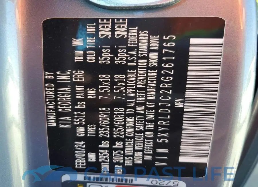 5XYRLDJC2RG261765# 13