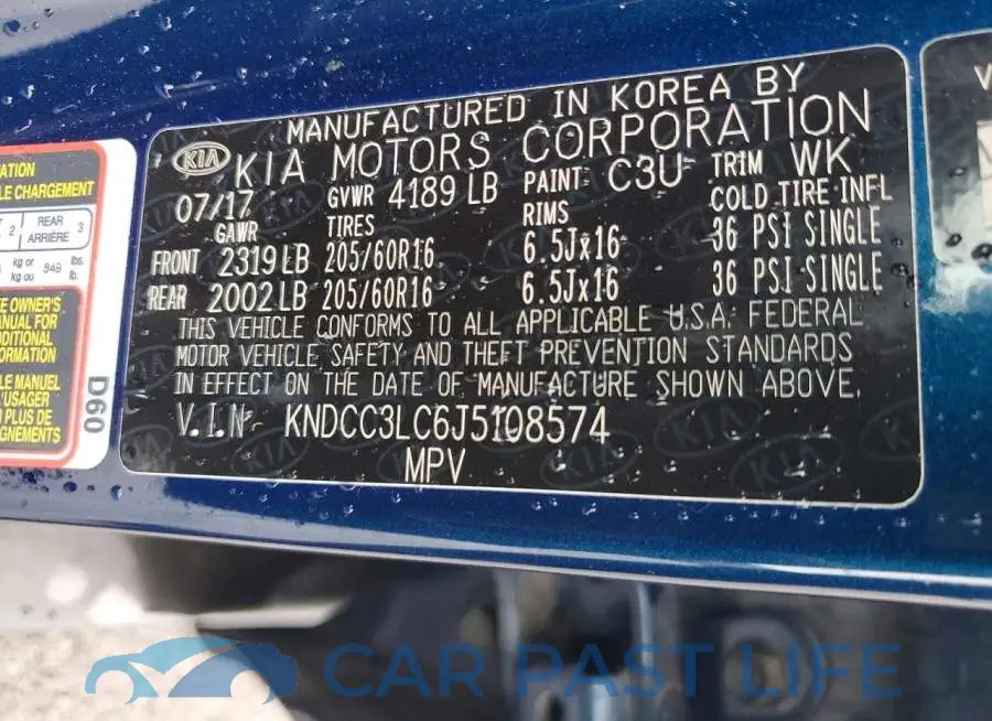 KNDCC3LC6J5108574# 13