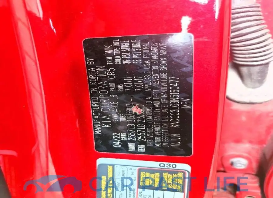 KNDCC3LG3N5160477# 13