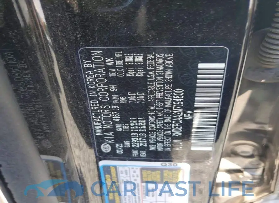 KNDEPCAA2M7194800# 13