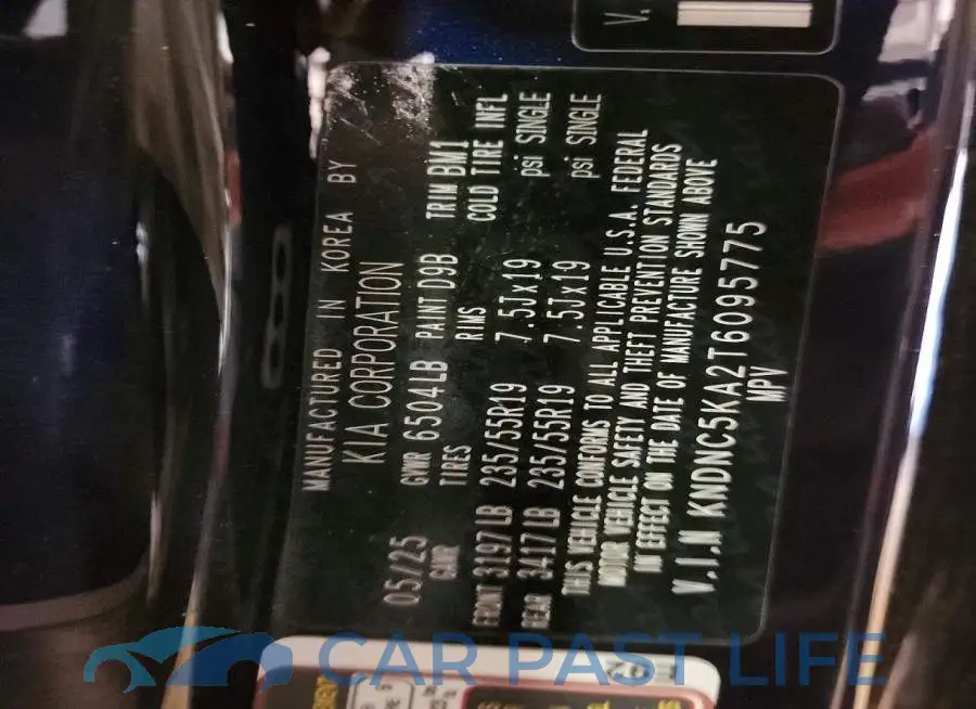 KNDNC5KA2T6095775# 13