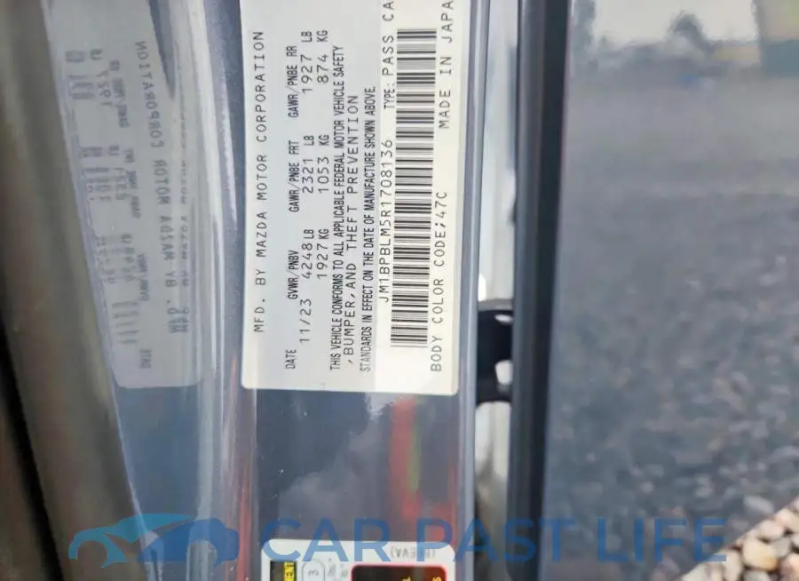 JM1BPBLM5R1708136# 12