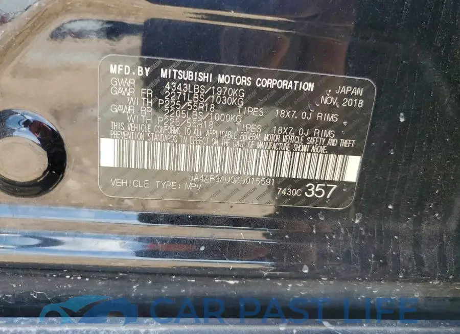 JA4AP3AU0KU015591# 13
