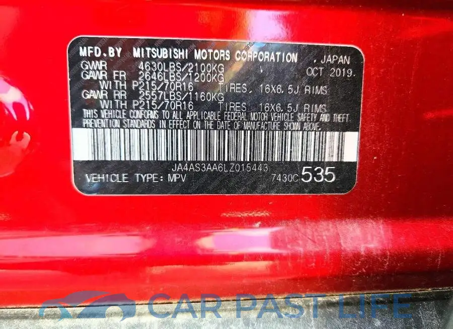 JA4AS3AA6LZ015443# 14