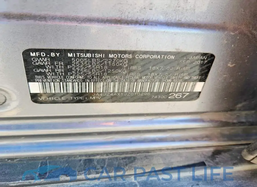 JA4JZ4AX1JZ010296# 13