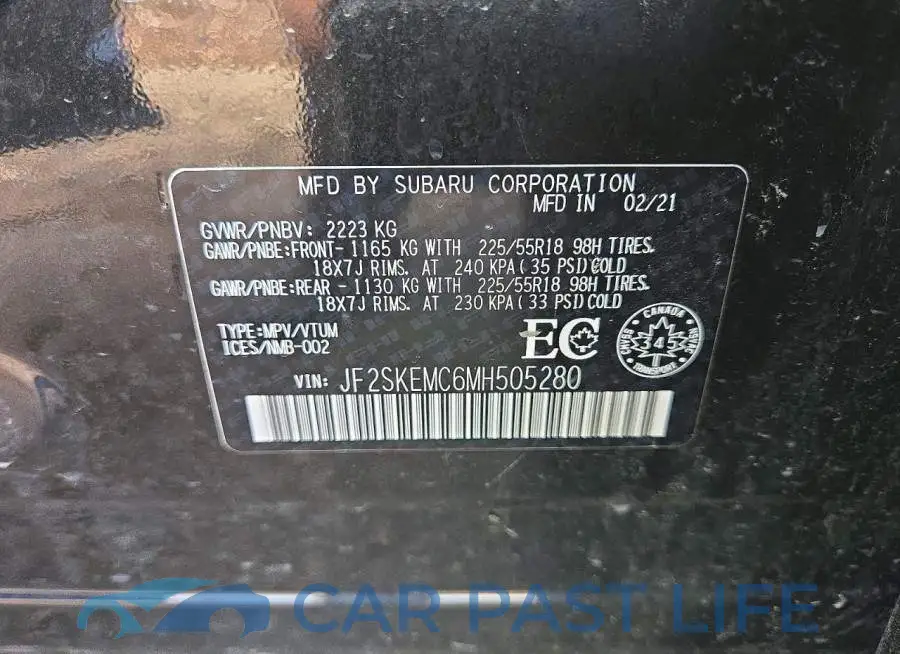 JF2SKEMC6MH505280# 13