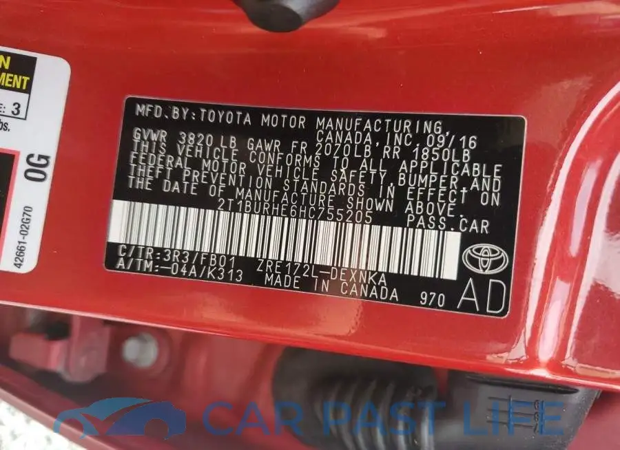 2T1BURHE6HC755205# 12