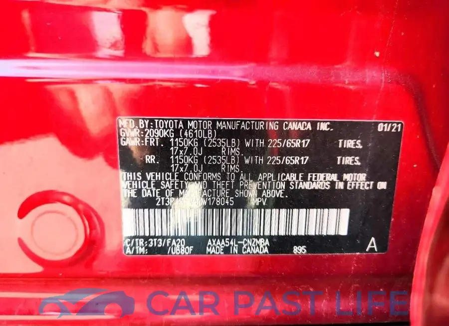 2T3P1RFV4MW178045# 14