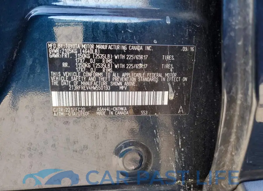 2T3RFREV4HW550193# 13