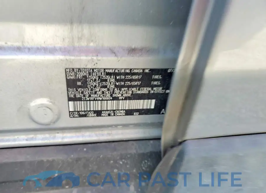 2T3W1RFV4MW166604# 13