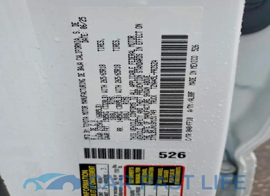 3TMLB5JN1SM151749# 13