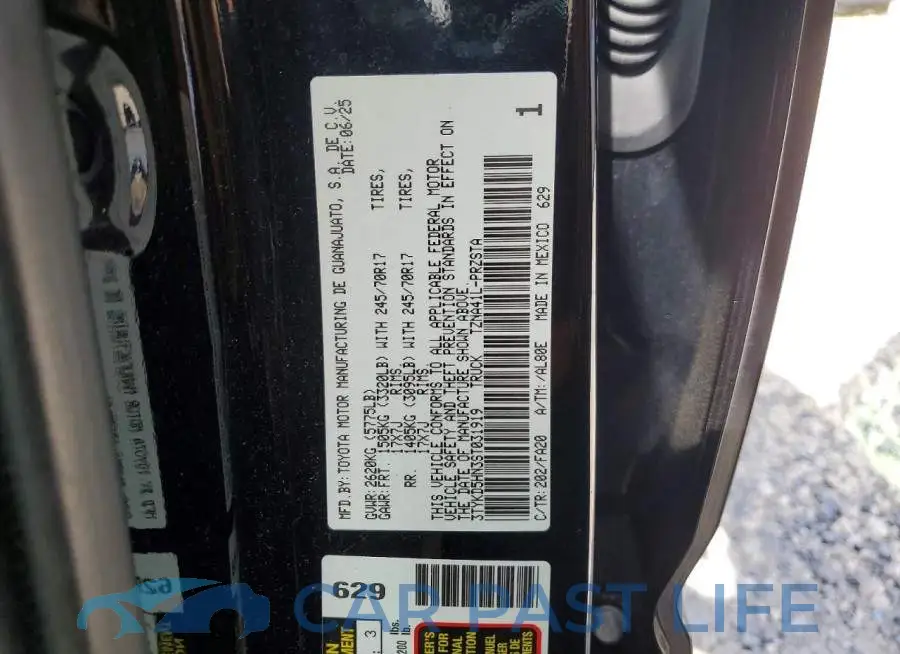 3TYKD5HN3ST031919# 12