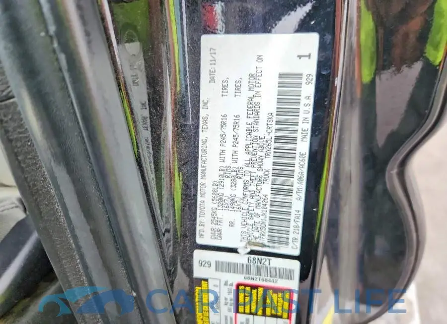 5TFRX5GN1JX104264# 12