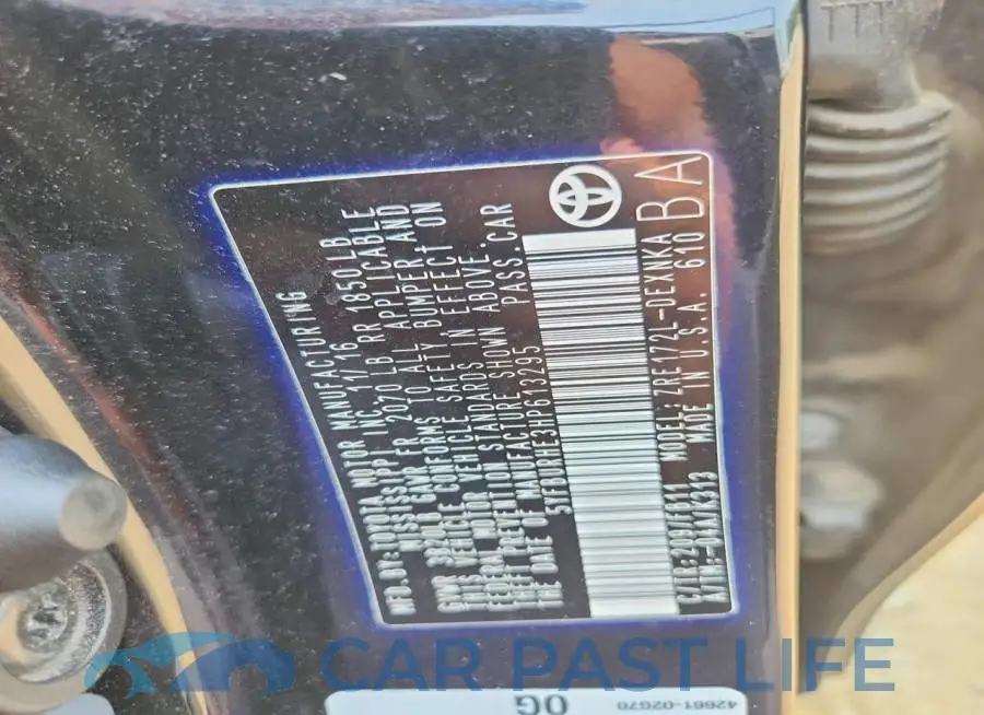 5YFBURHE3HP613295# 12