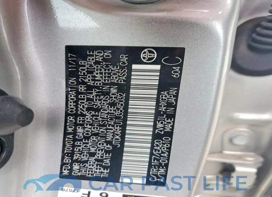 JTDKARFU1J3545032# 12