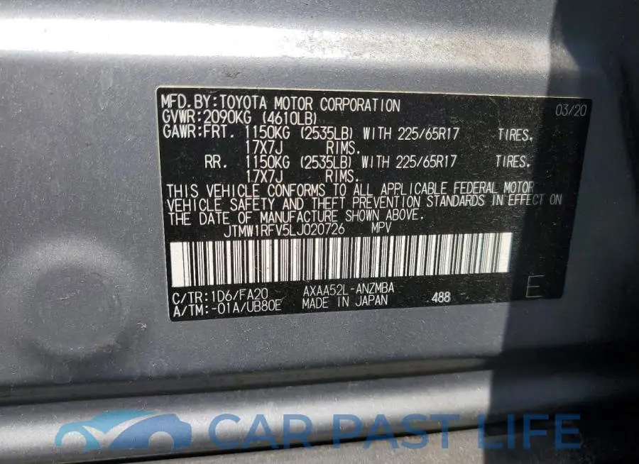 JTMW1RFV5LJ020726# 14