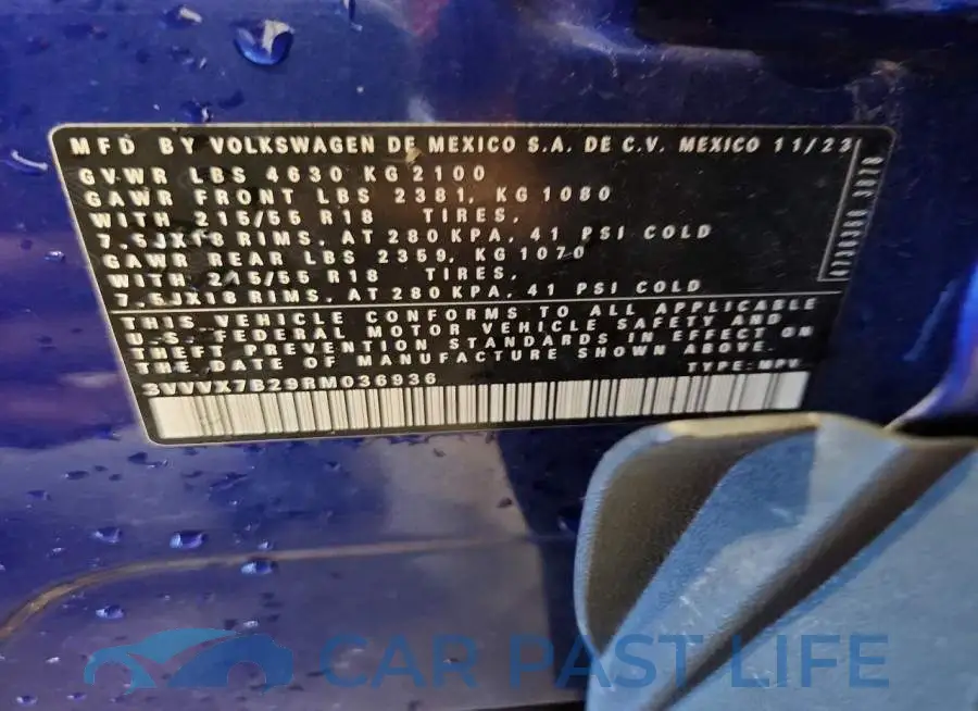3VVVX7B29RM036936# 13