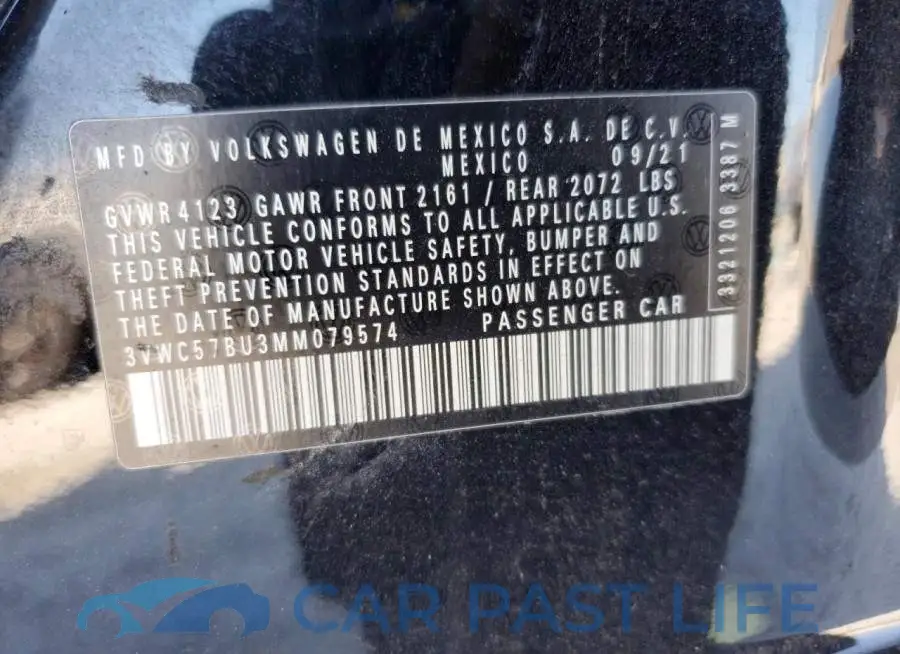 3VWC57BU3MM079574# 13
