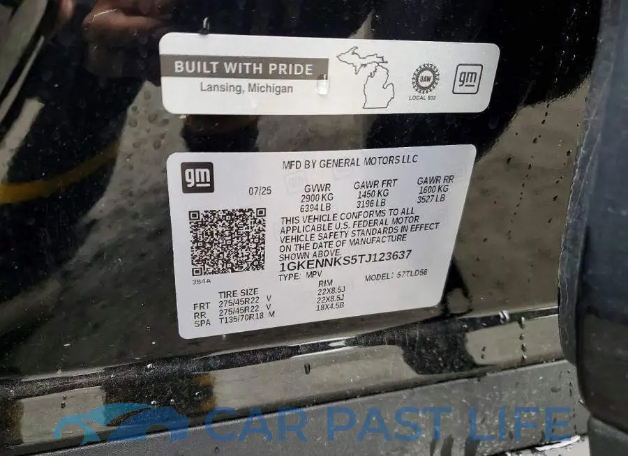 1GKENNKS5TJ123637# 14
