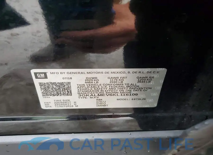 3GKALMEV6KL116109# 14