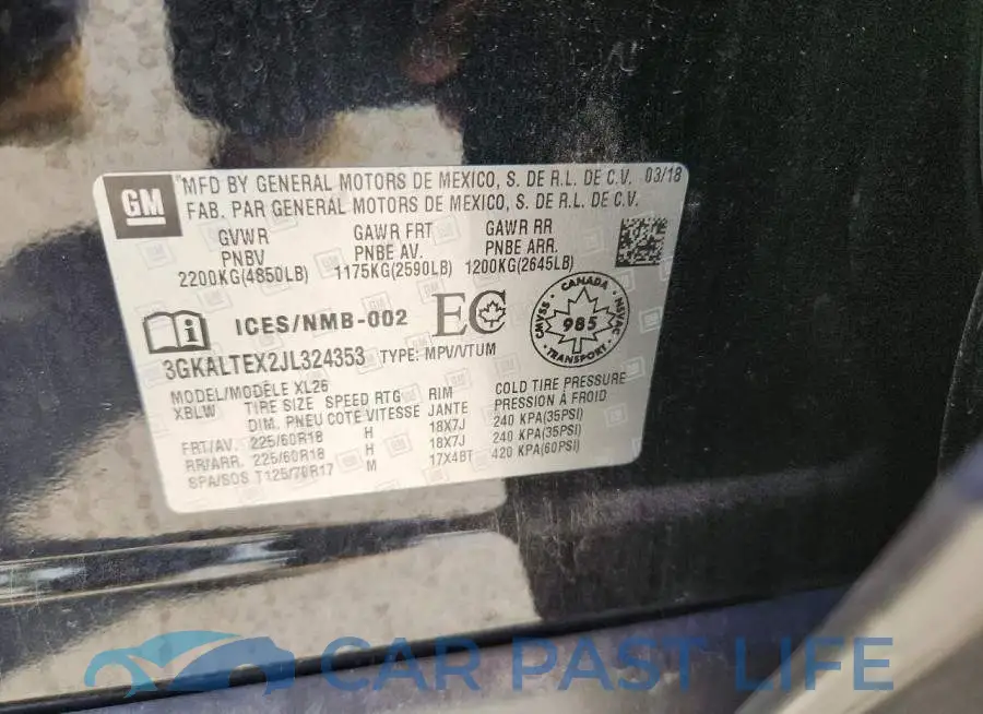 3GKALTEX2JL324353# 13
