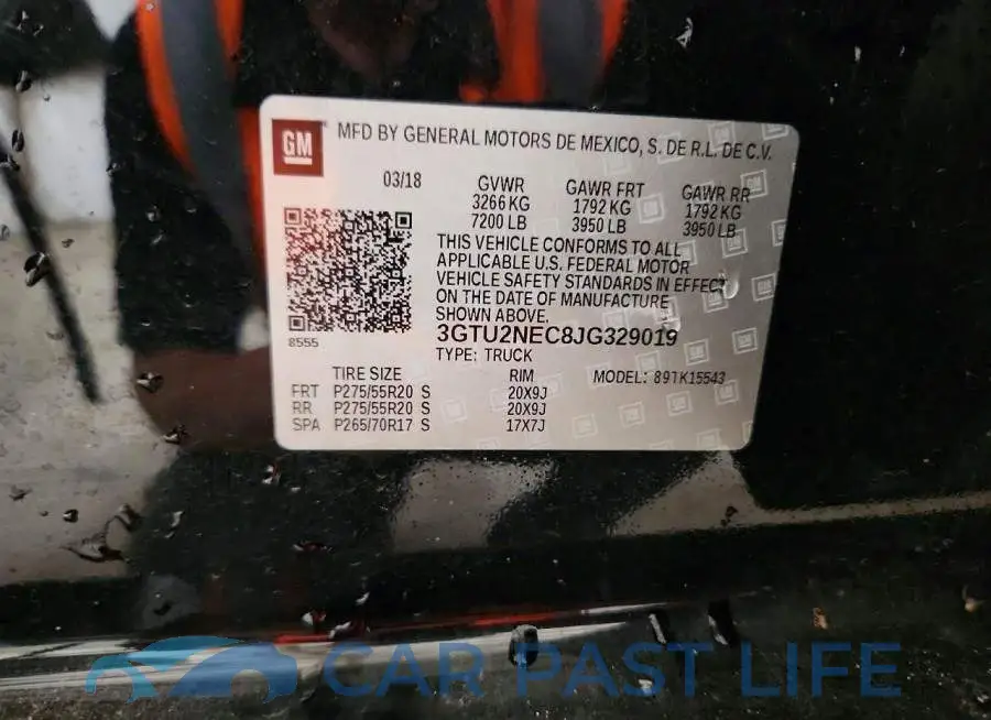 3GTU2NEC8JG329019# 13
