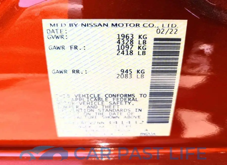 1N4BL4CV2NN341432# 12