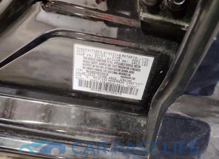3N1AB8CV3SY285678# 13