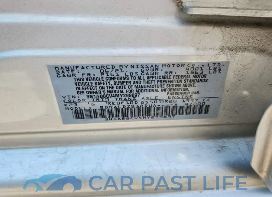 3N1AB8CV4MY299897# 13
