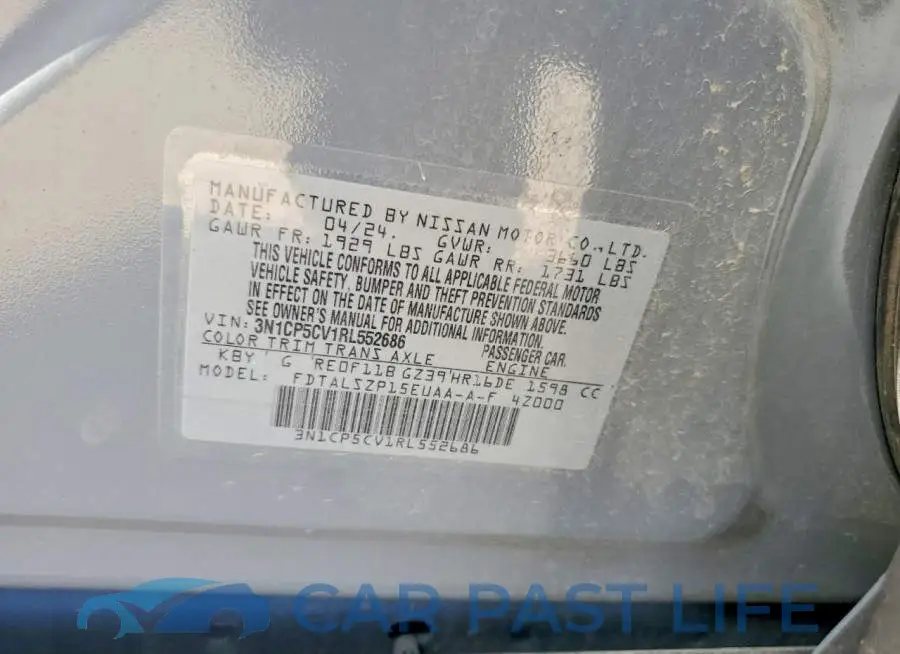 3N1CP5CV1RL552686# 14