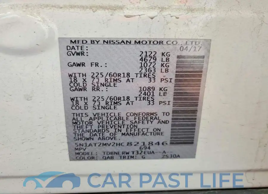 5N1AT2MV2HC821846# 13