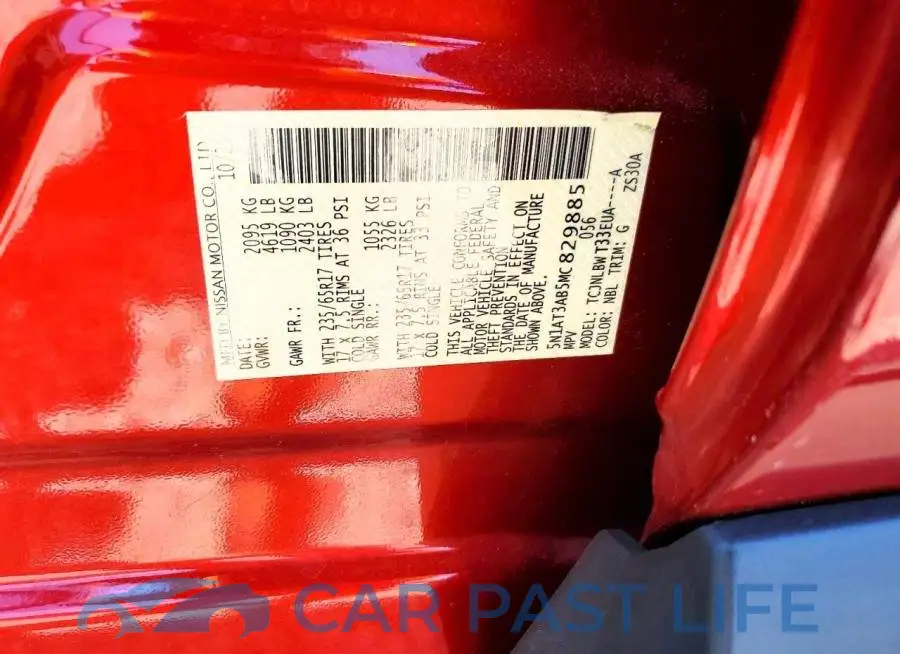 5N1AT3AB5MC829885# 13