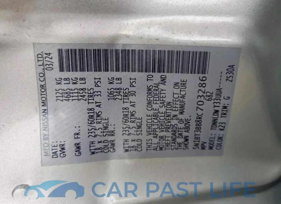 5N1BT3BB8RC703286# 13