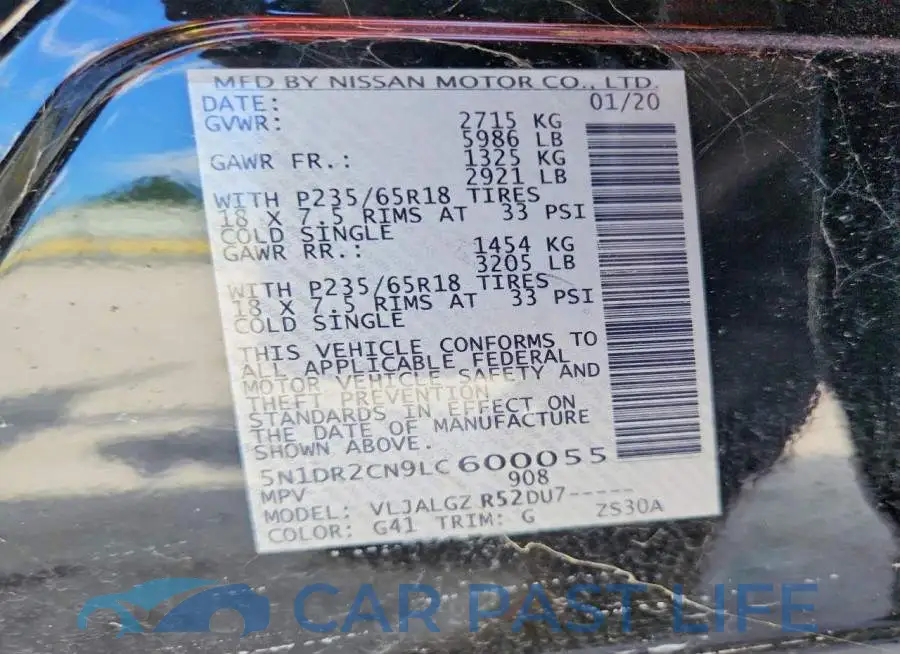 5N1DR2CN9LC600055# 13