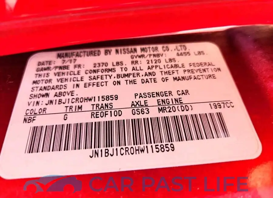 JN1BJ1CR0HW115859# 12