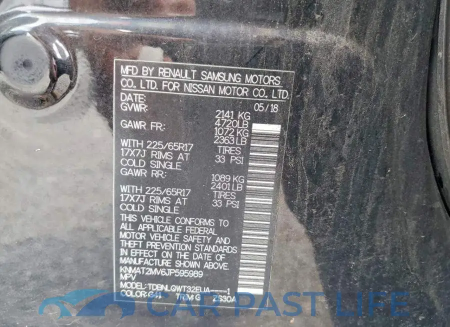 KNMAT2MV6JP595989# 13