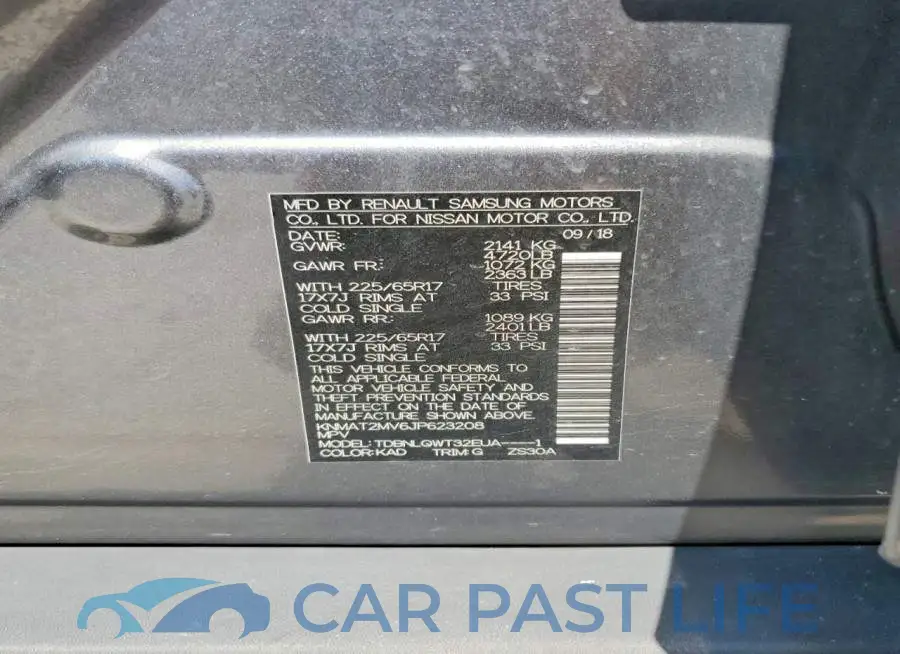 KNMAT2MV6JP623208# 13