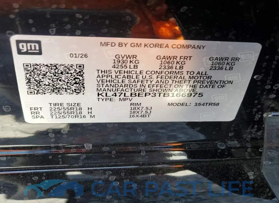 KL47LBEP3TB166975# 13