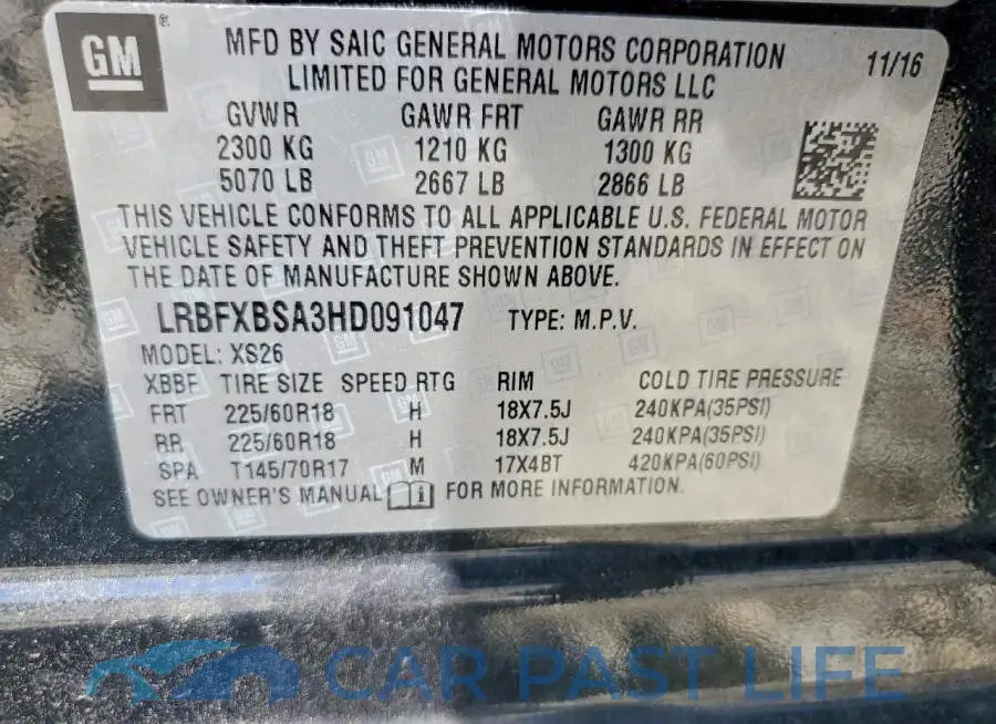 LRBFXBSA3HD091047# 13