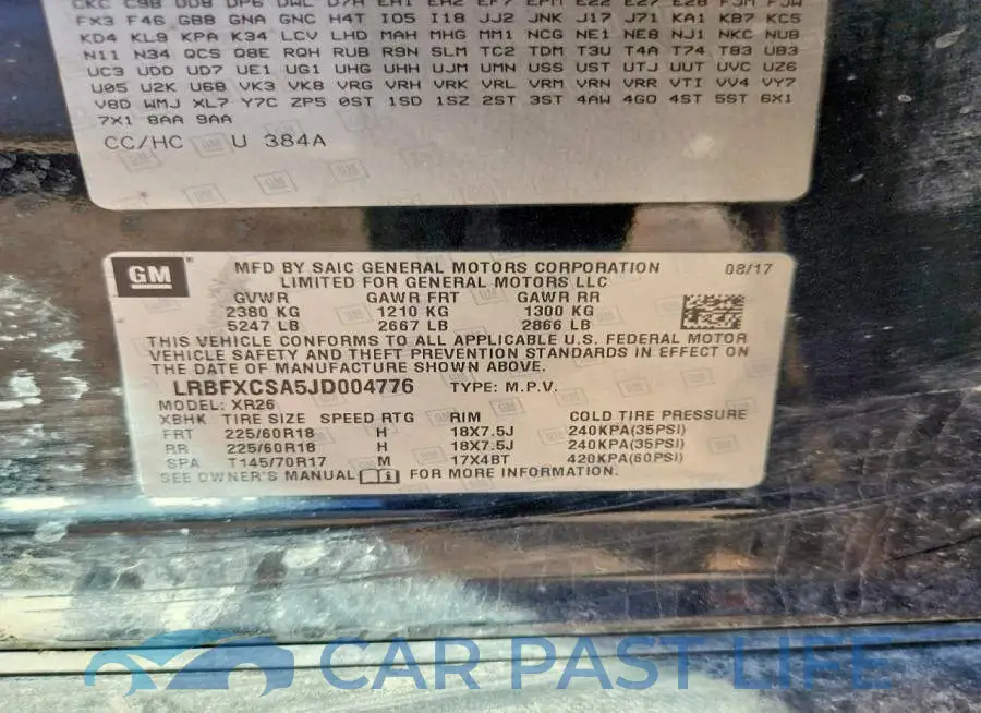LRBFXCSA5JD004776# 13