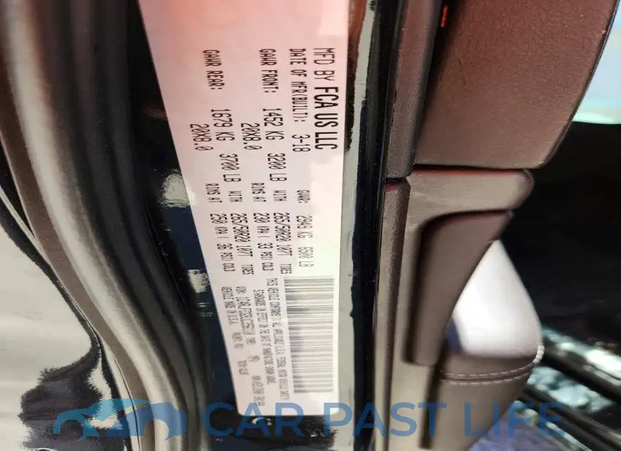 1C4RJFCG9JC356110# 13