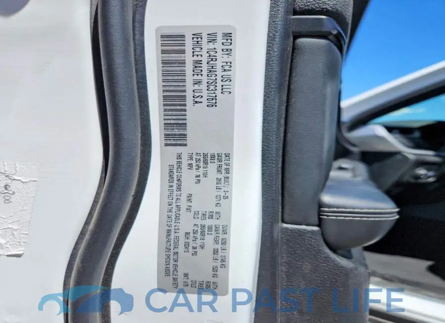 1C4RJHAG7SC317676# 14
