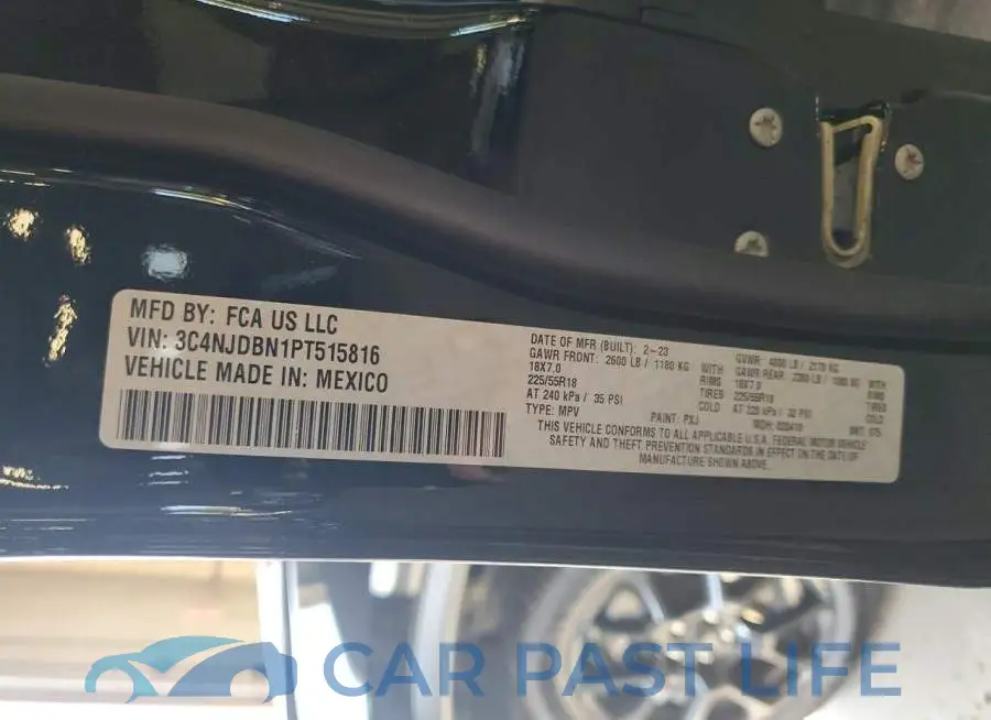 3C4NJDBN1PT515816# 13