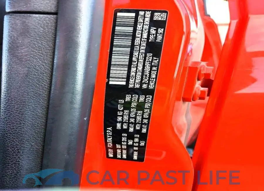 ZACCJAAB9HPF32210# 12