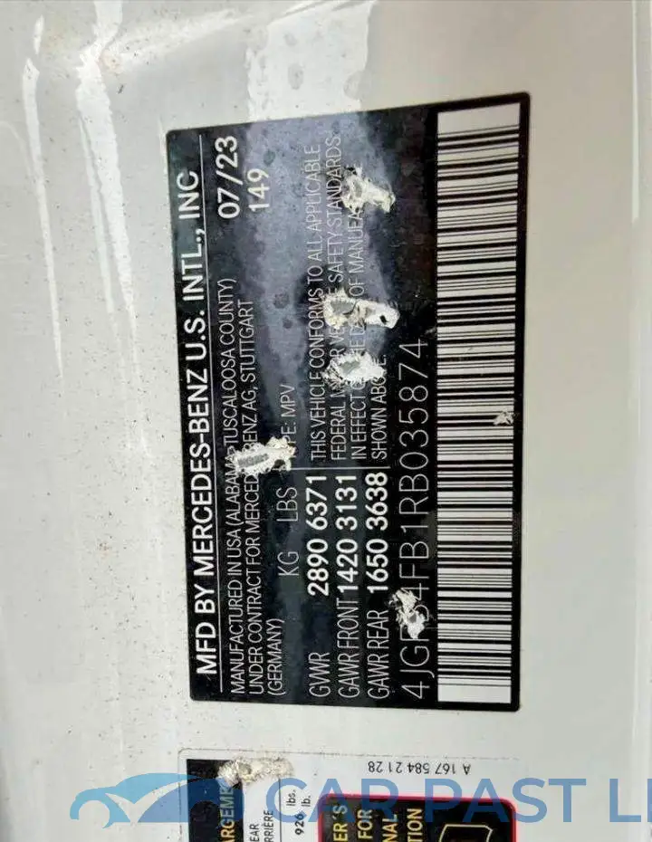 4JGFB4FB1RB035874# 14