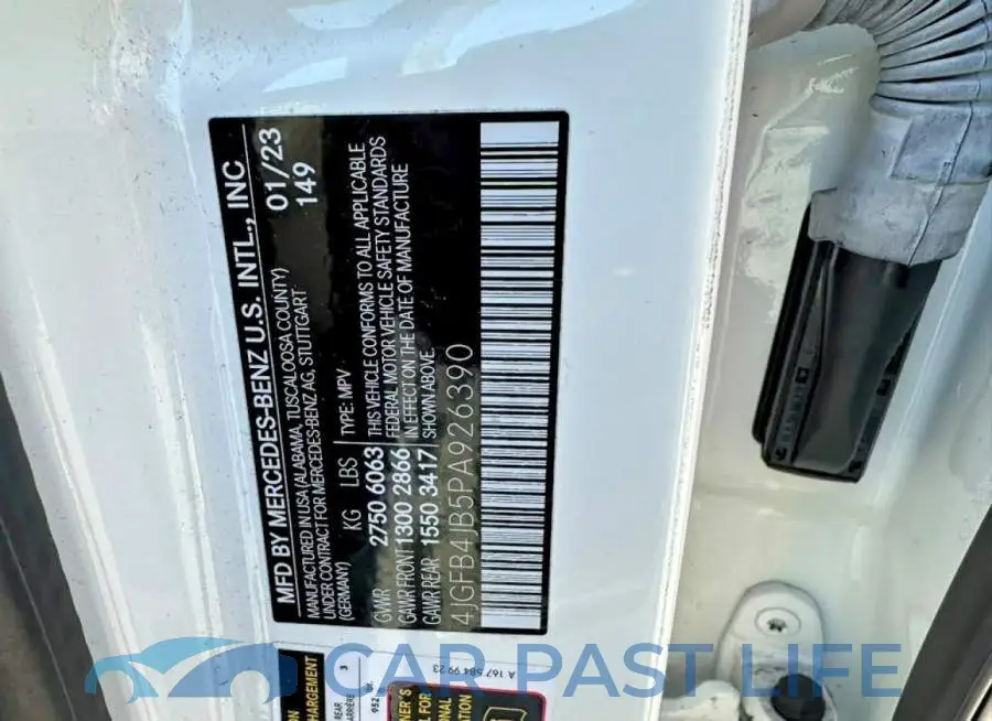 4JGFB4JB5PA926390# 10