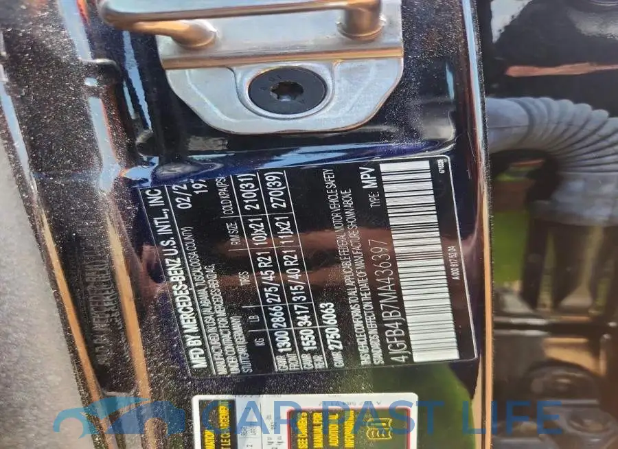 4JGFB4JB7MA436397# 13