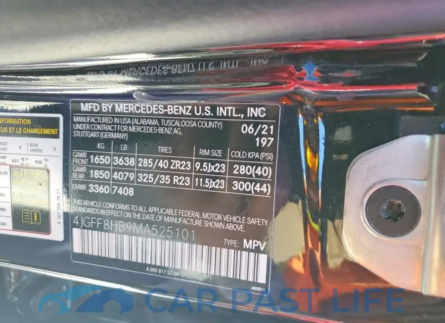 4JGFF8HB9MA525101# 12